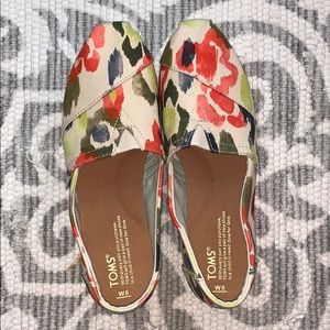 Toms Alpargata watercolor floral